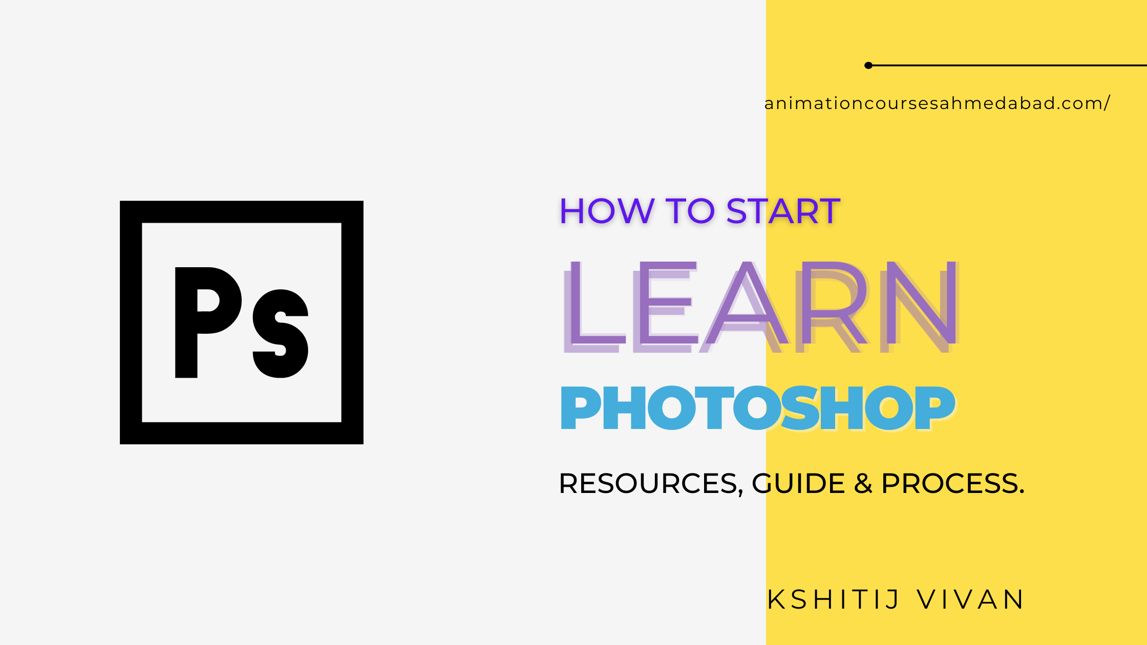 How to start learning photoshop