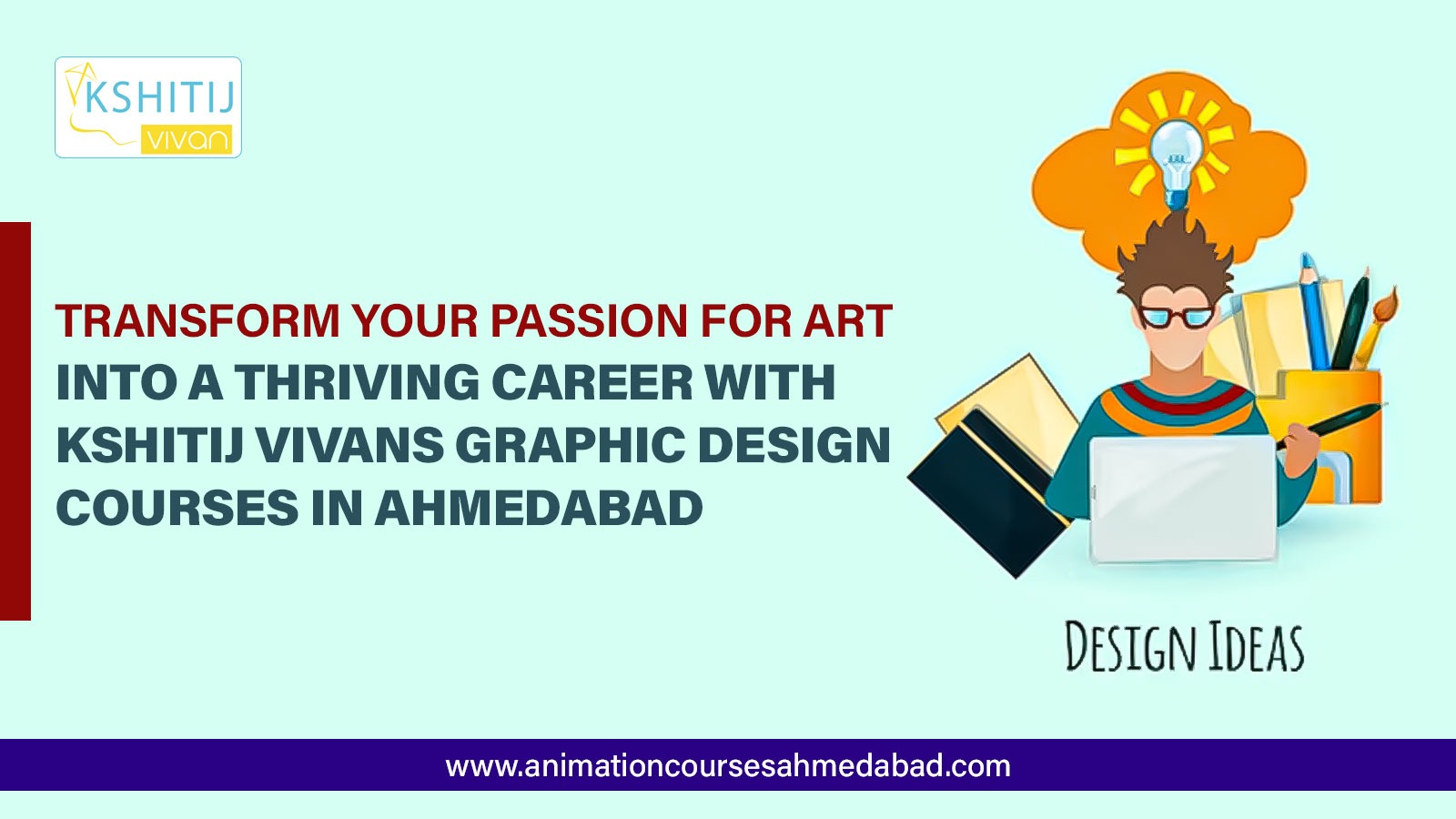 Transform your passion for art into a thriving career with Kshitij Vivans graphic design courses in Ahmedabad.