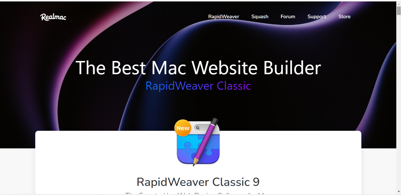 rapid weaver - web design software for mac