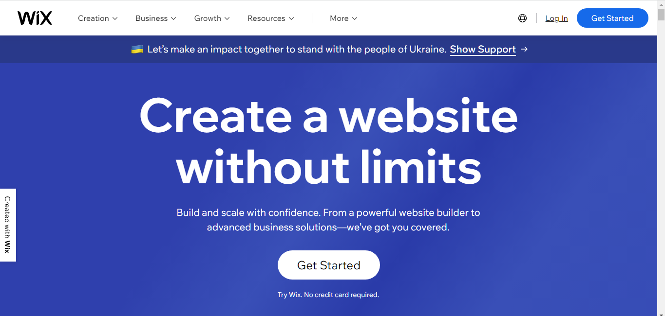 wix - simplest website creating & web builder platform